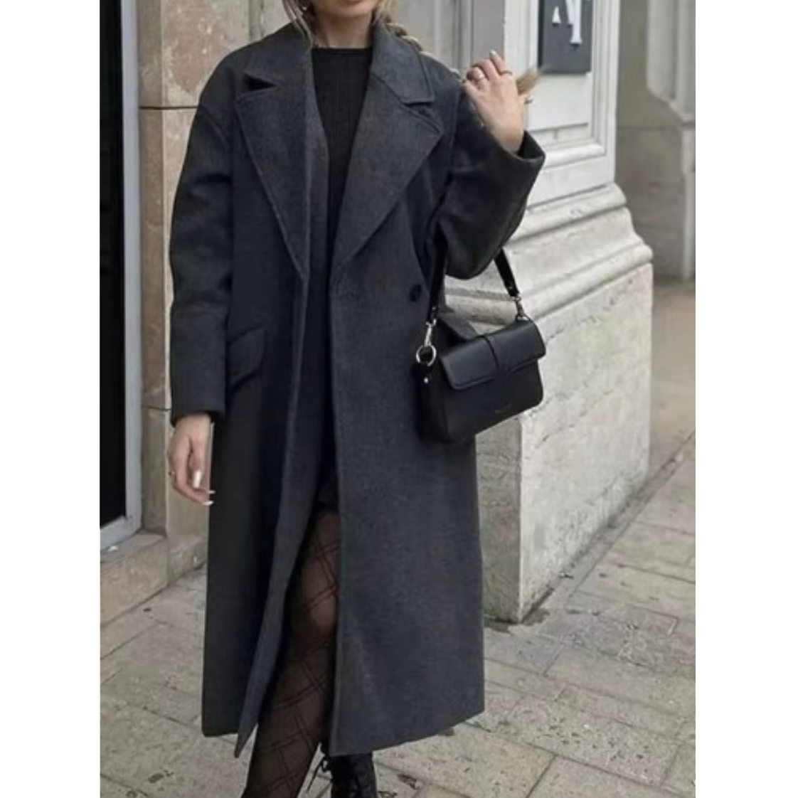 Thermal Lapeled Double-breasted Trench Coat