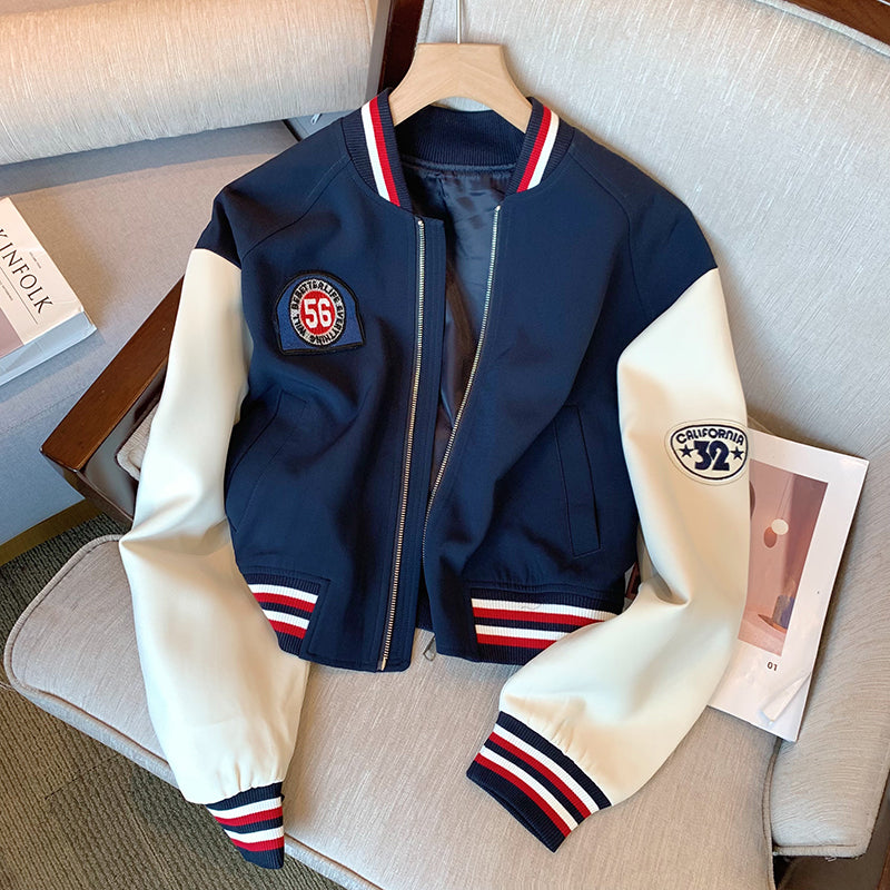 American Style Zipped Baseball Jersey